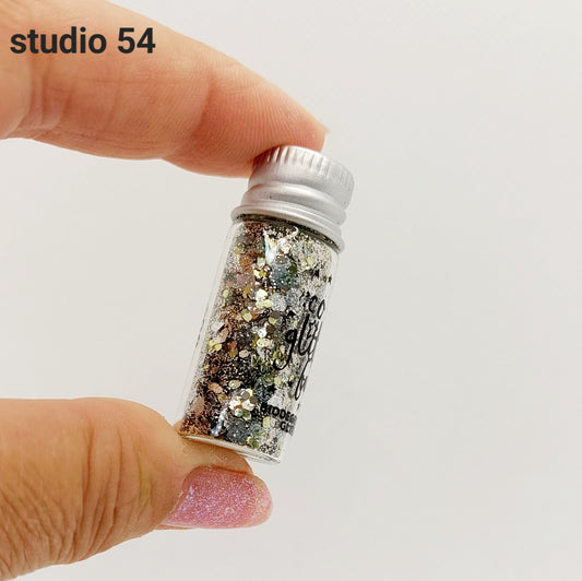 Eco Glitter Fun - 4ml/3.5g Studio 54 Blend - Bionedbrydelig Glitter