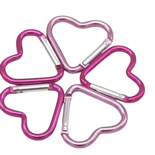 Carabiner Clip - Hjerteformet
