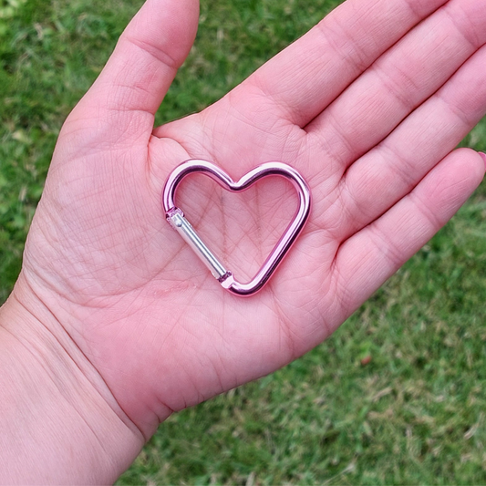 Carabiner Clip - Hjerteformet