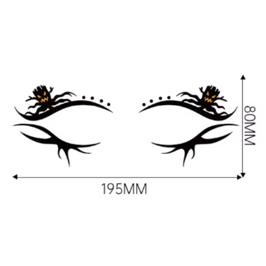 Tatovering - Halloween - Tree Stump #1 - Sort/Orange - CMYK