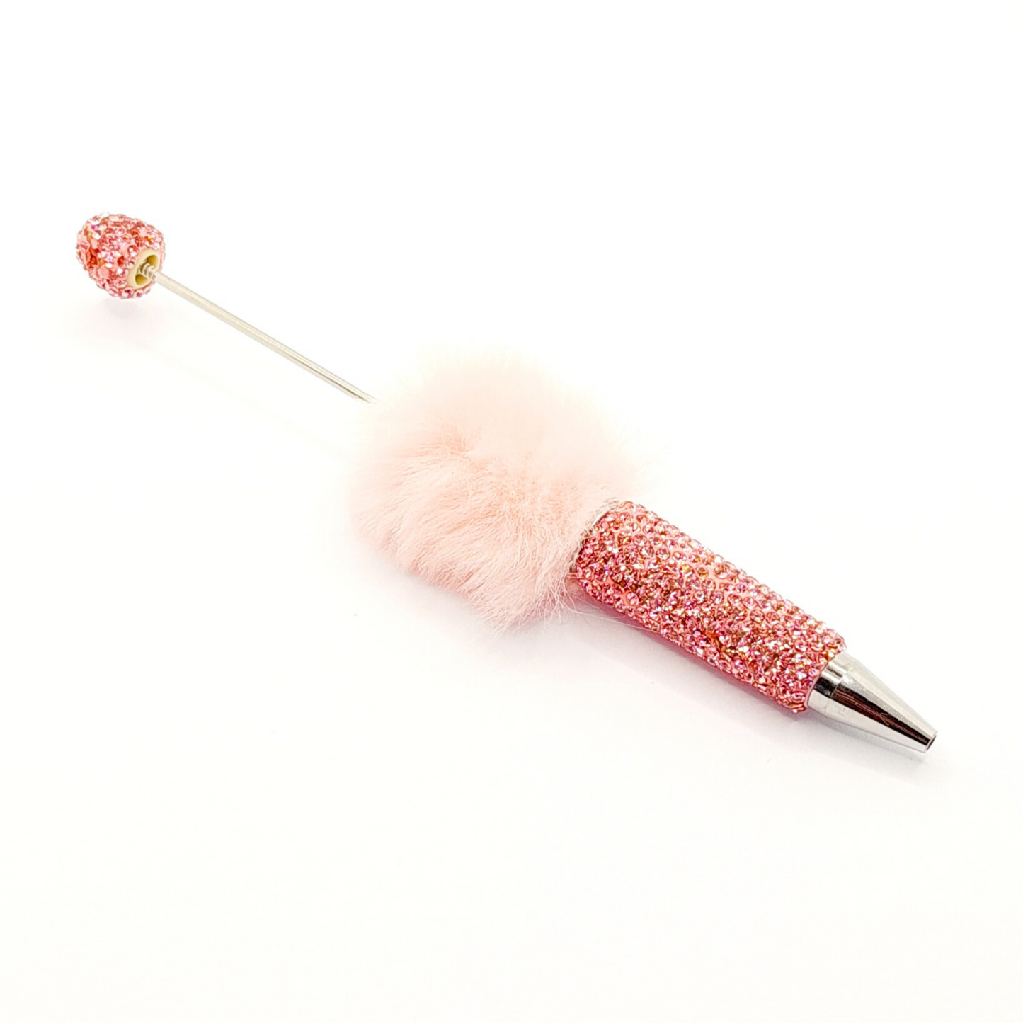 Ballpoint pen - Pink Similisten with pink plush (black ink) (Copy)