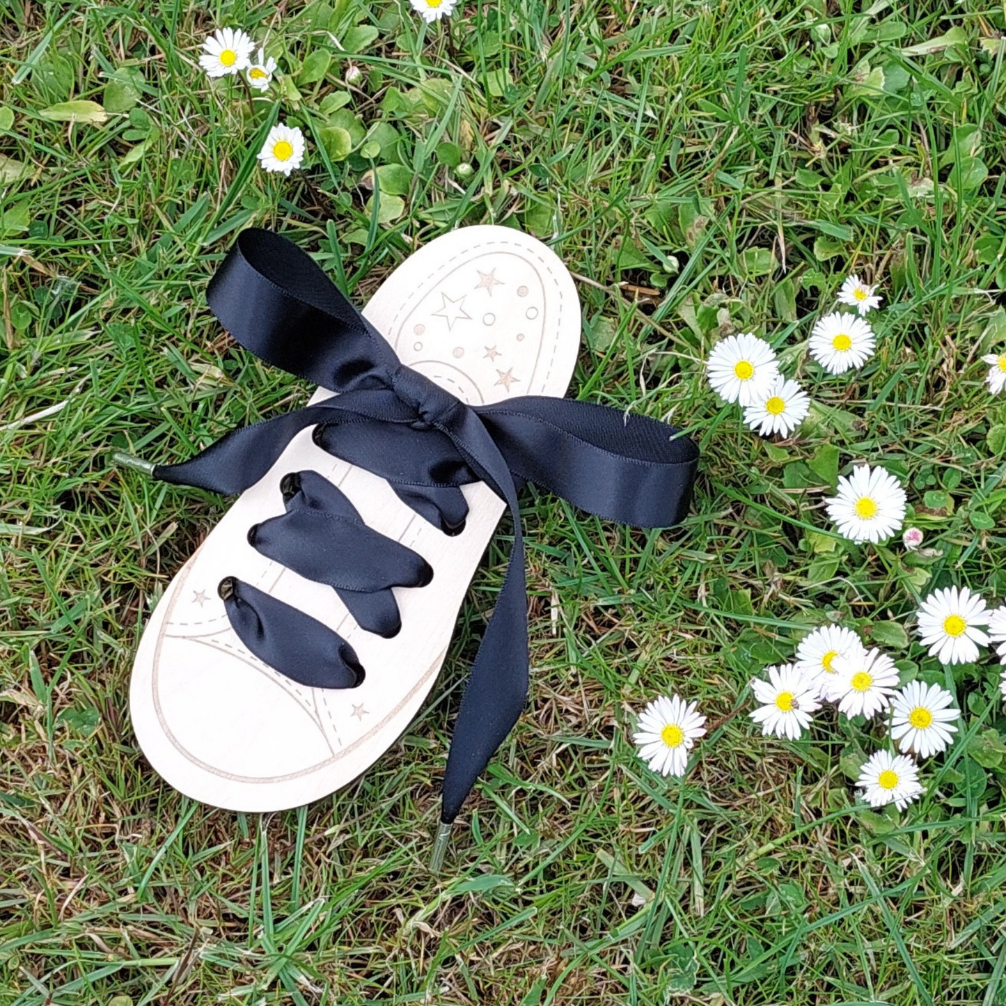 Shoelaces - Silk ribbon - Black - 120 cm
