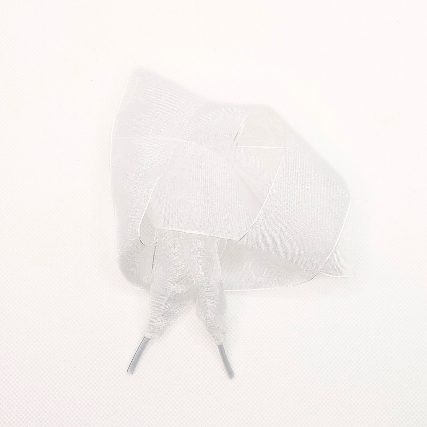 Snørebånd - Organza - Hvid - 120 cm