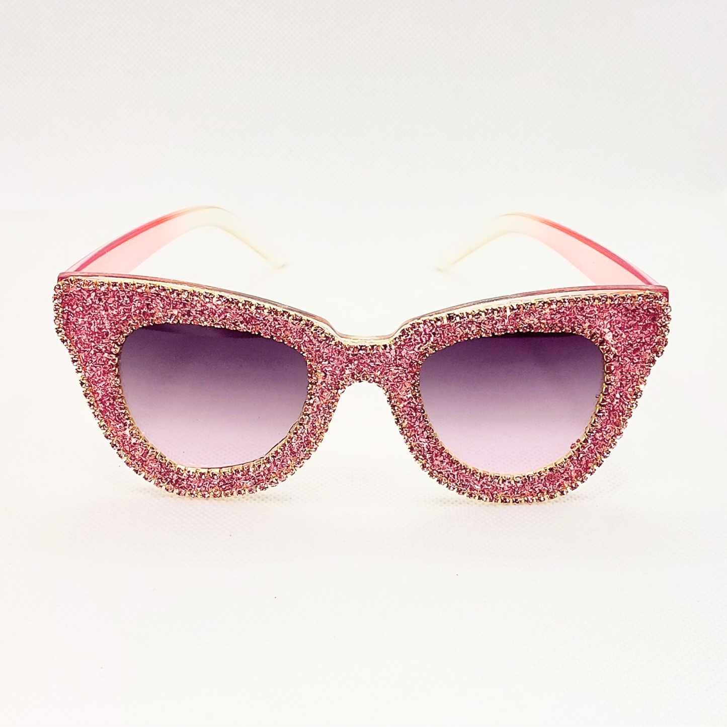 Solbriller - Y2K-style Cat Eye med similisten (str. voksen)