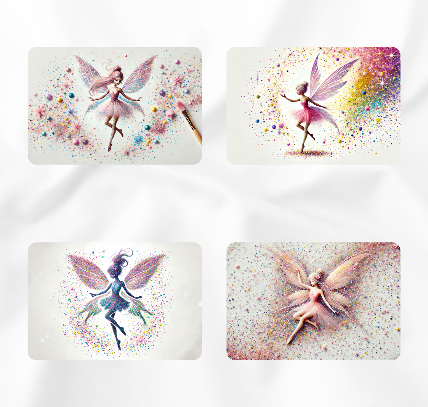 Clipart: 12 Sparkling Faeries III - Digital Image Bundle