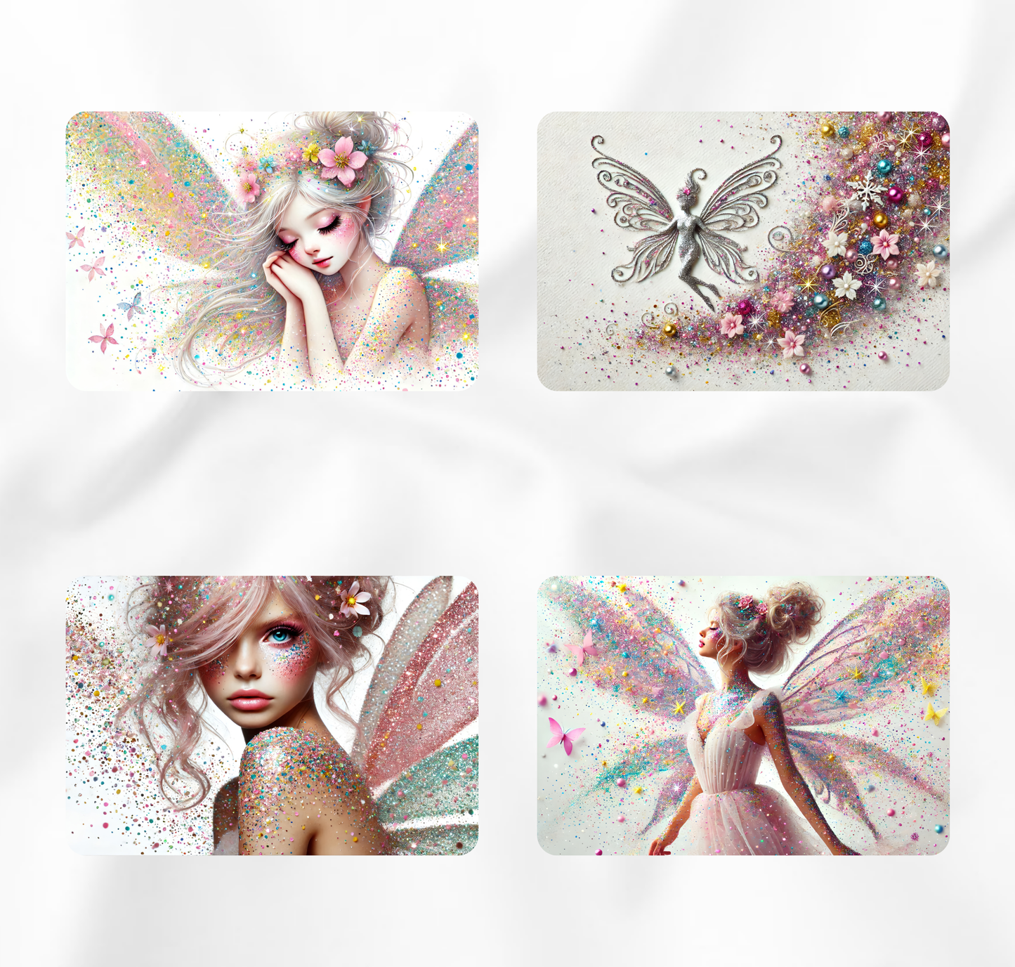 Clipart: 12 Sparkling Faeries III - Digital Image Bundle