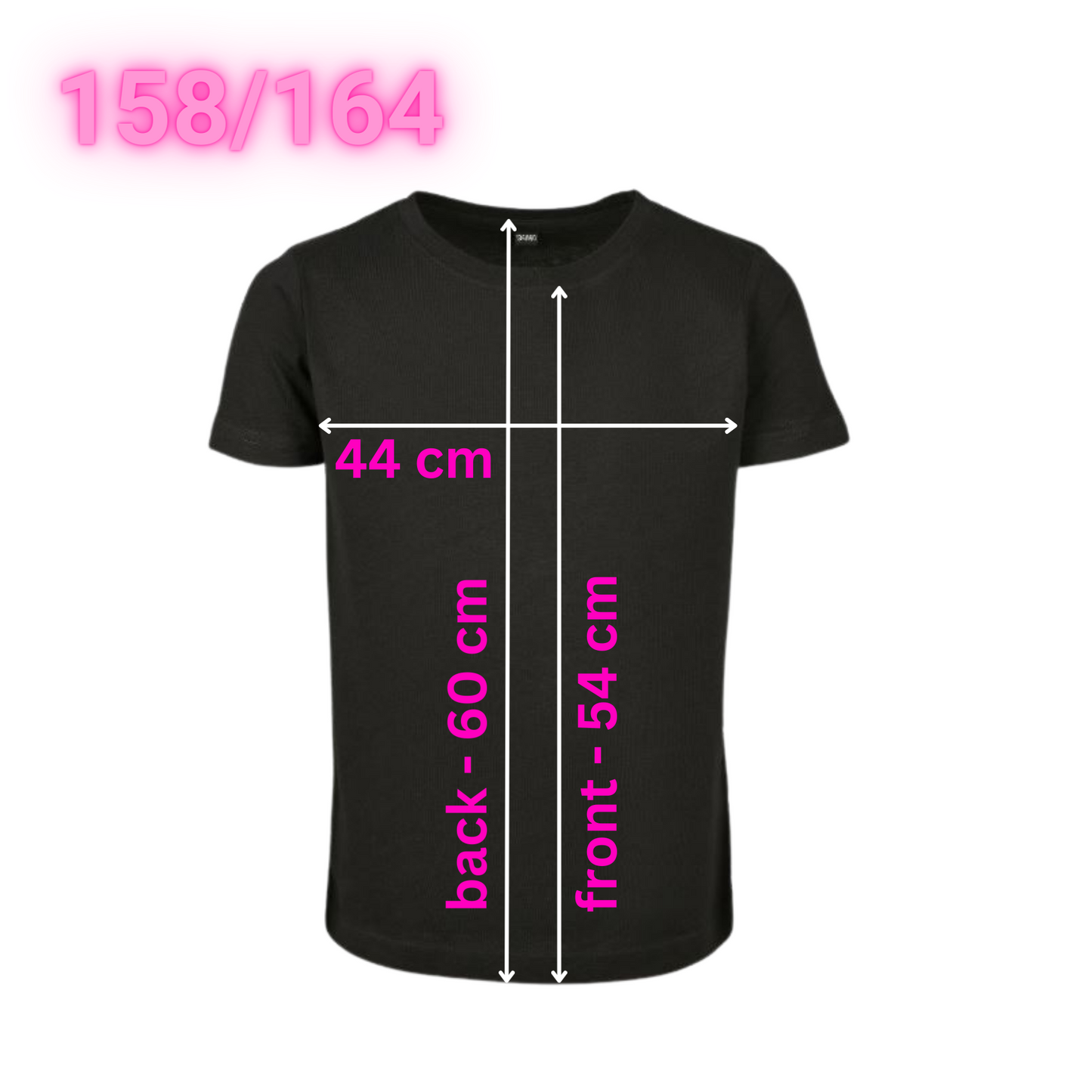 EUR 158/164 - Girls Tee - Heart hands - Glimmer: sølv