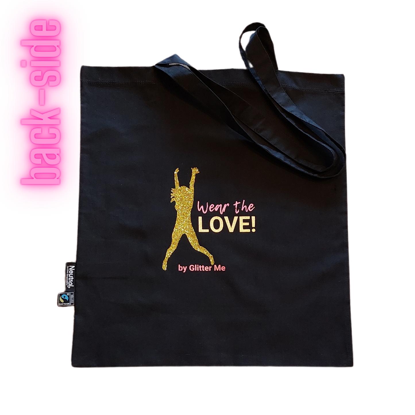 Shopping bag - #urawesome - Glitter: hot pink