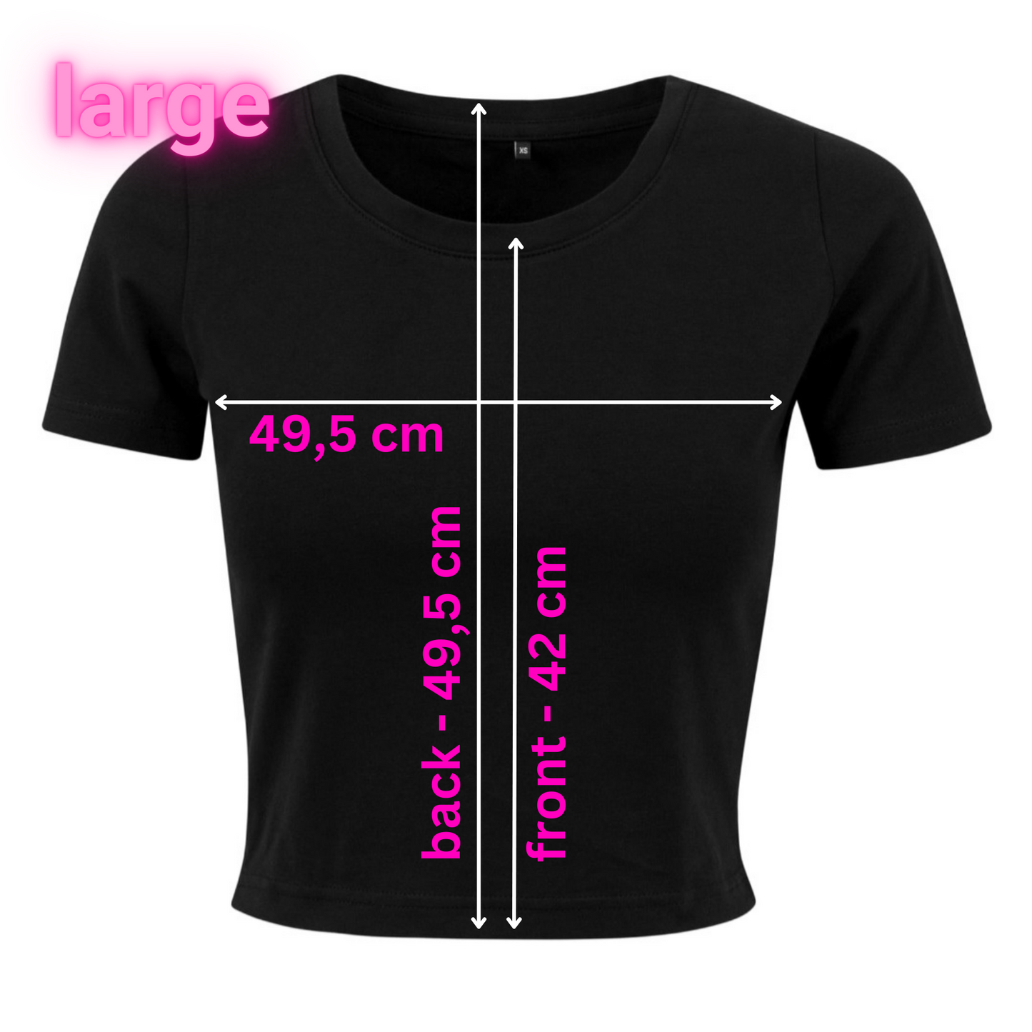 Large - Baby Tee - #urawesome - Glitter: silver