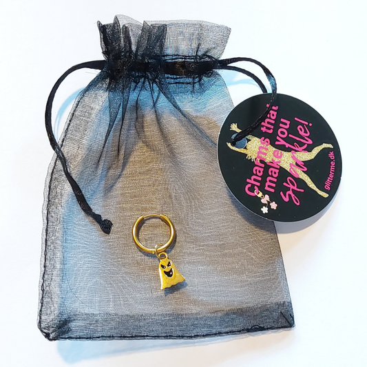 Charms - 1 pcs. Ghost - Gold