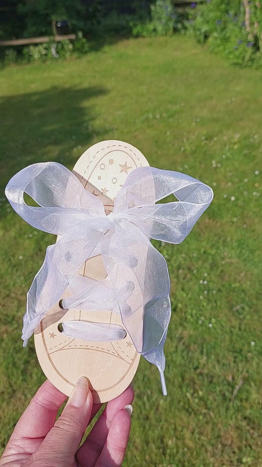 Snørebånd - Organza - Hvid - 120 cm