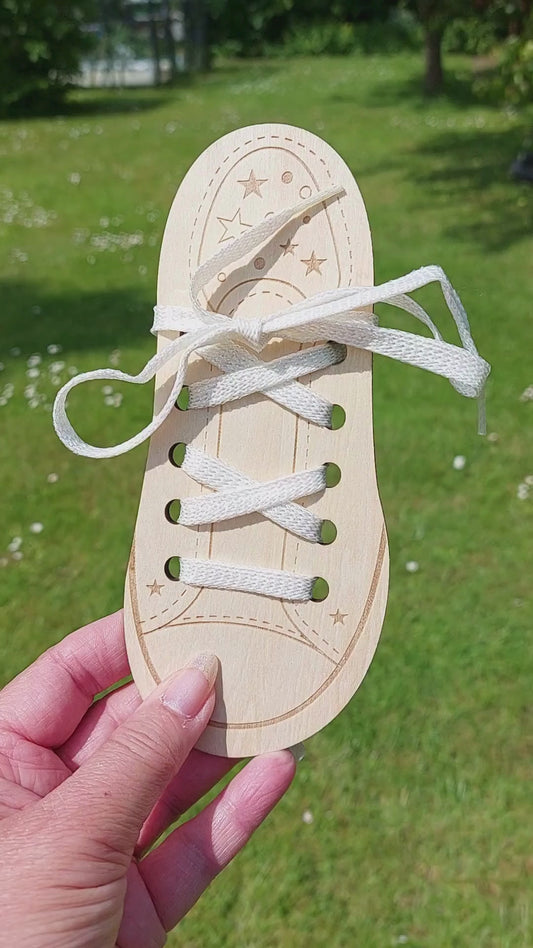 Snørebånd - Glitter White Pearl - Flad - 100 cm