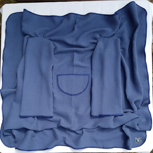 Cozee - Mørkeblå - Tween (W:150 cm x L:150 cm)