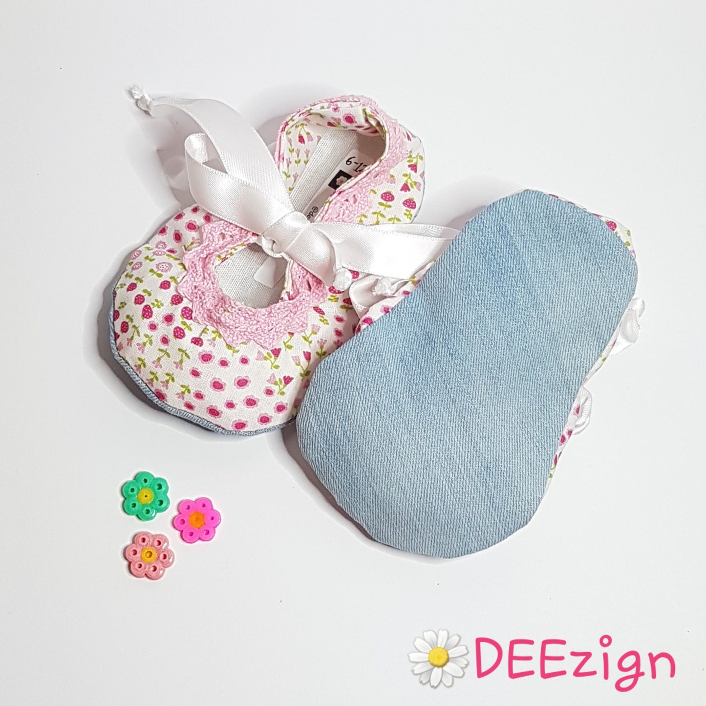 CANDY GARDEN - Baby Slippers (6-12 mths)