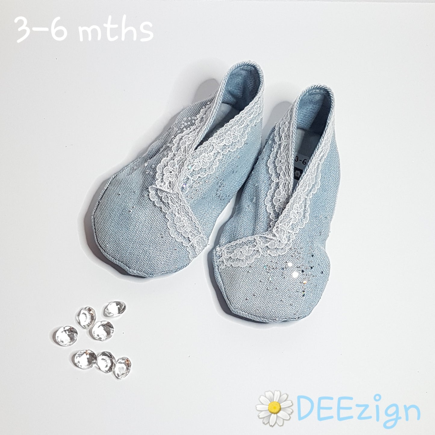 GLITTER BLUES - Baby Sutsko (3-6 mths)