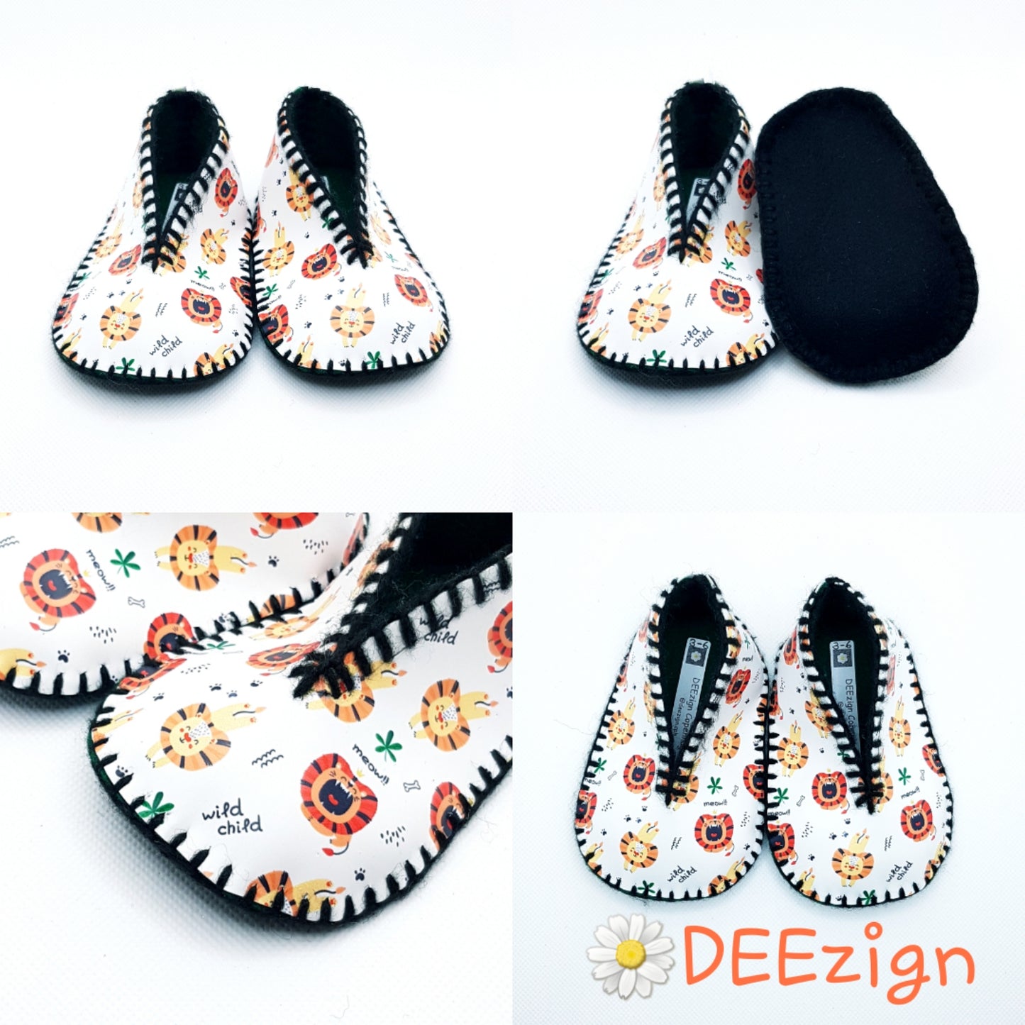 WILD CHILD I - Baby Slippers (3-6 mths)