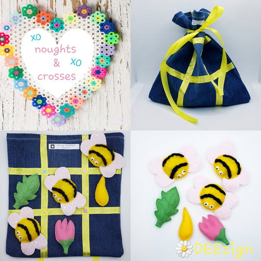 TIC TAC TOE - BUSY BEES (kryds og bolle spil)