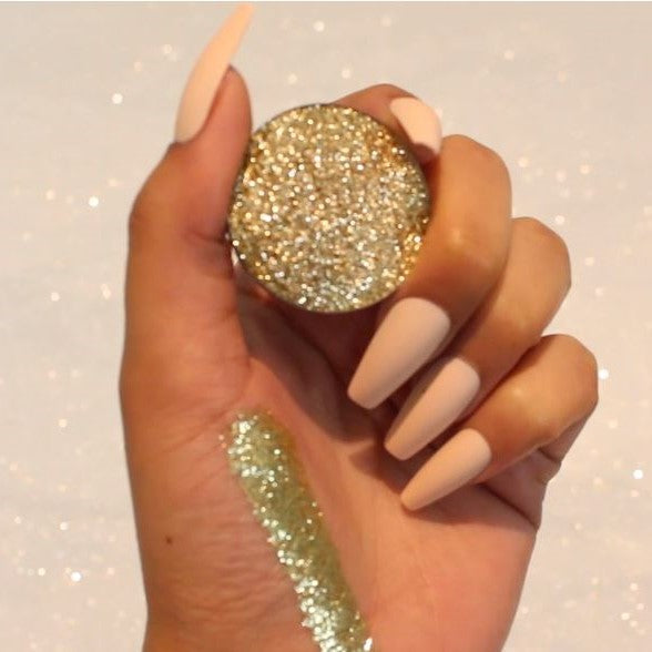 Vani Cosmetics - Goldmine Pressed Glitter (Yellow Gold) - 2.5g