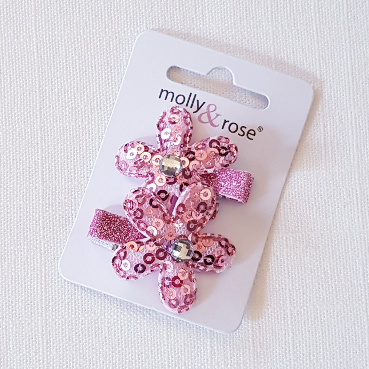 Molly & Rose - Hårspænder 2 stk. - Marguerit Paillet