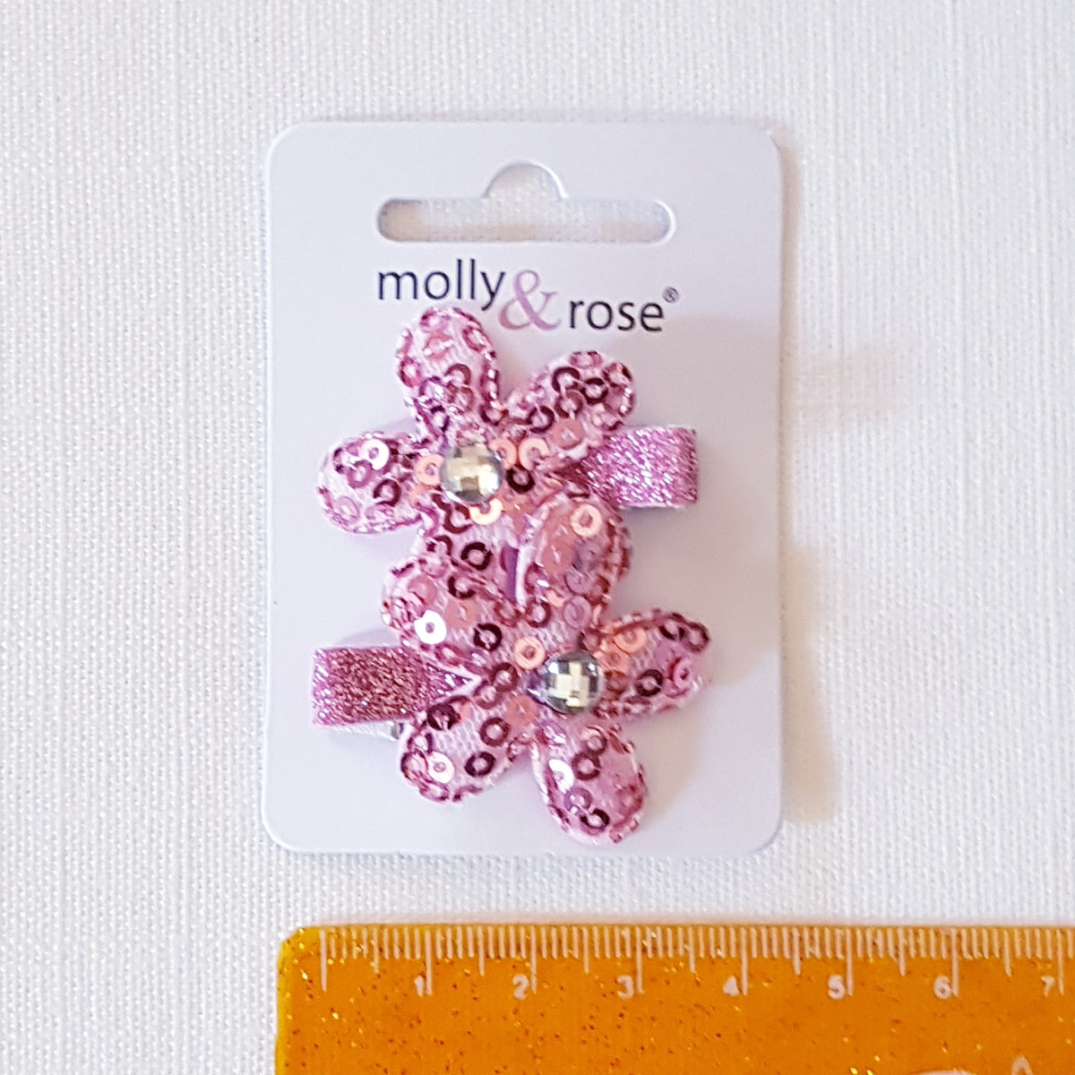 Molly & Rose - Hårspænder 2 stk. - Marguerit Paillet