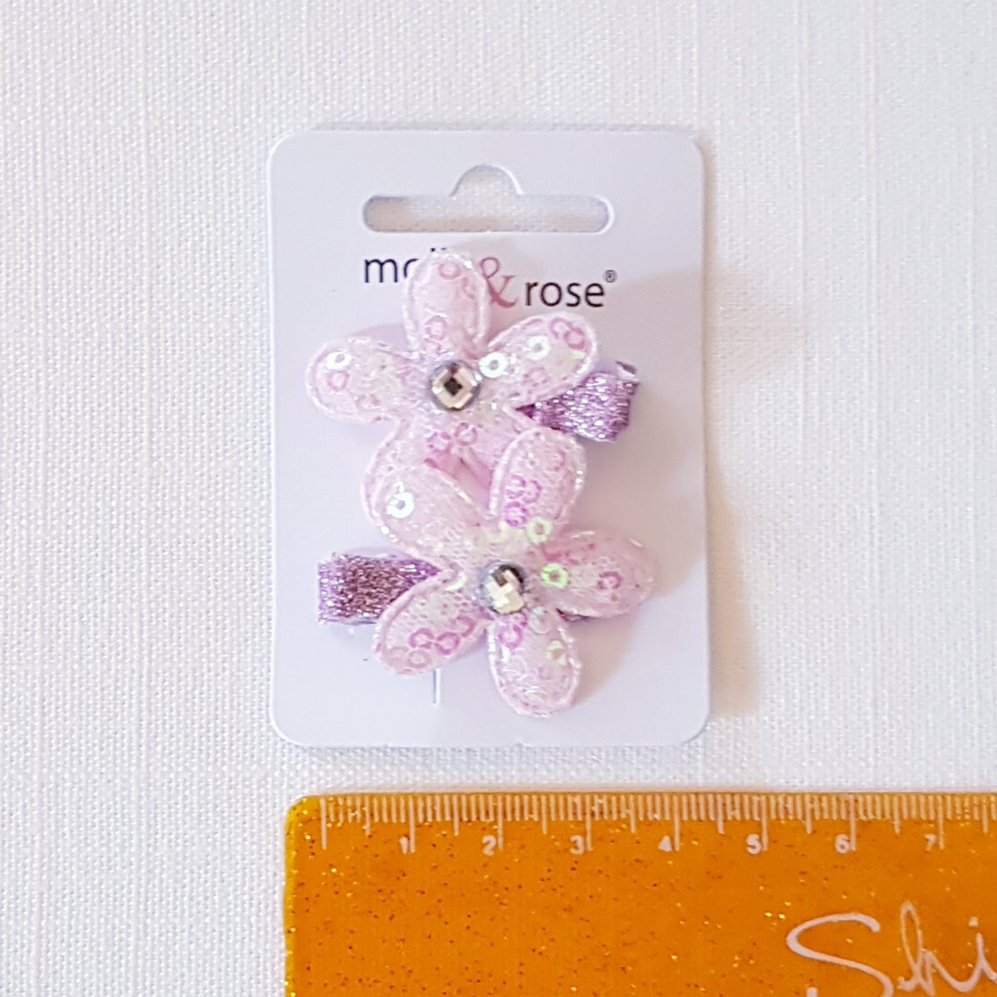 Molly & Rose - Hair clips 2 pcs. - Daisy Sequin