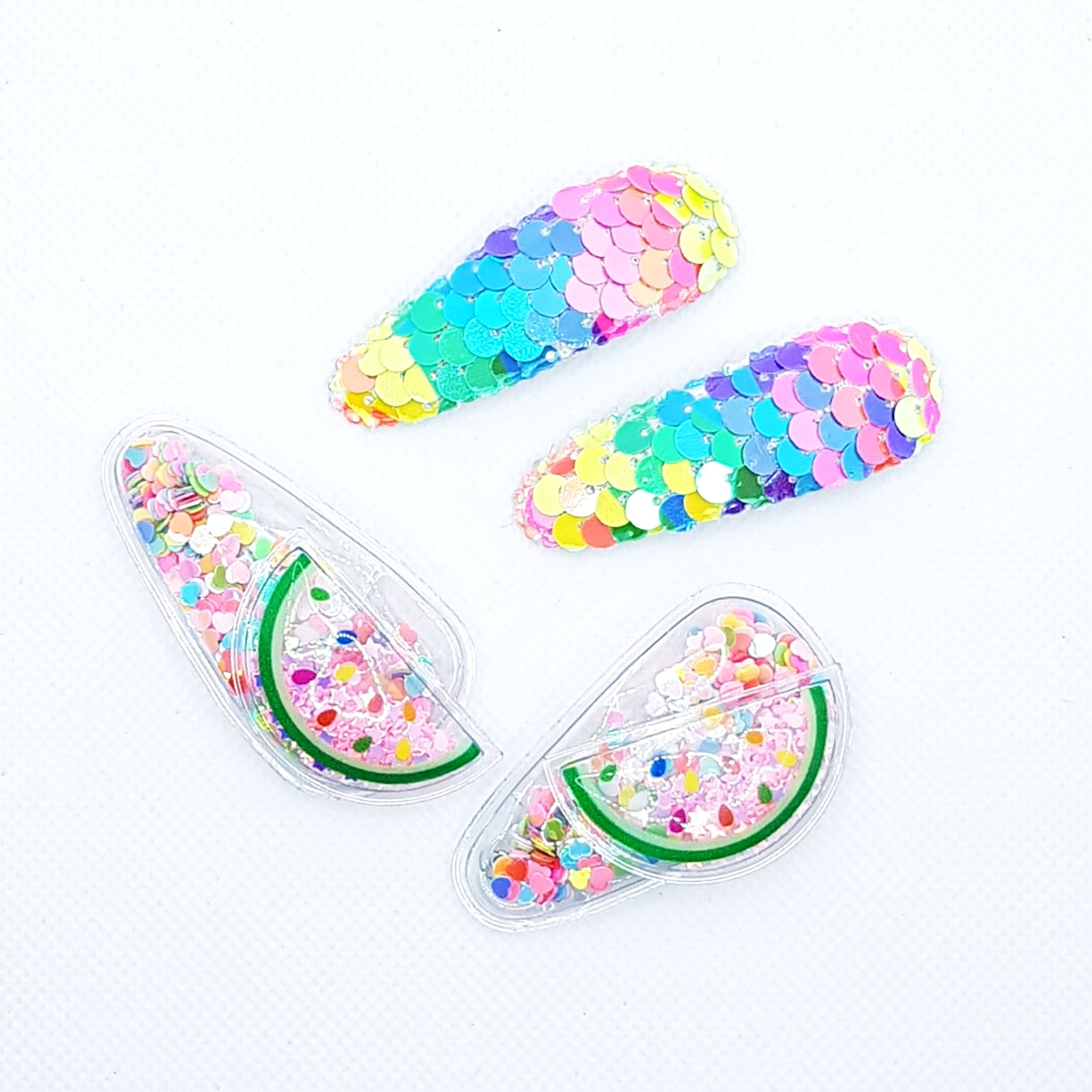 Tutti Frutti - Hårklemmer 4 stk. - 4 varianter