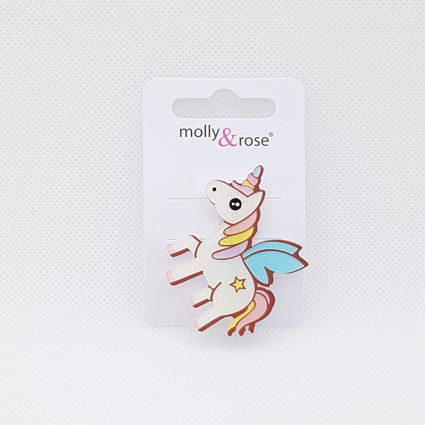 Molly & Rose - Hårklemmer 1 stk. - Glimmer Enhjørning