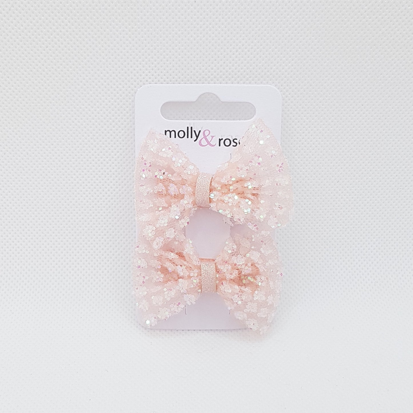 Molly & Rose - Hårklemmer 2 stk. - Sløjfe Glimmer