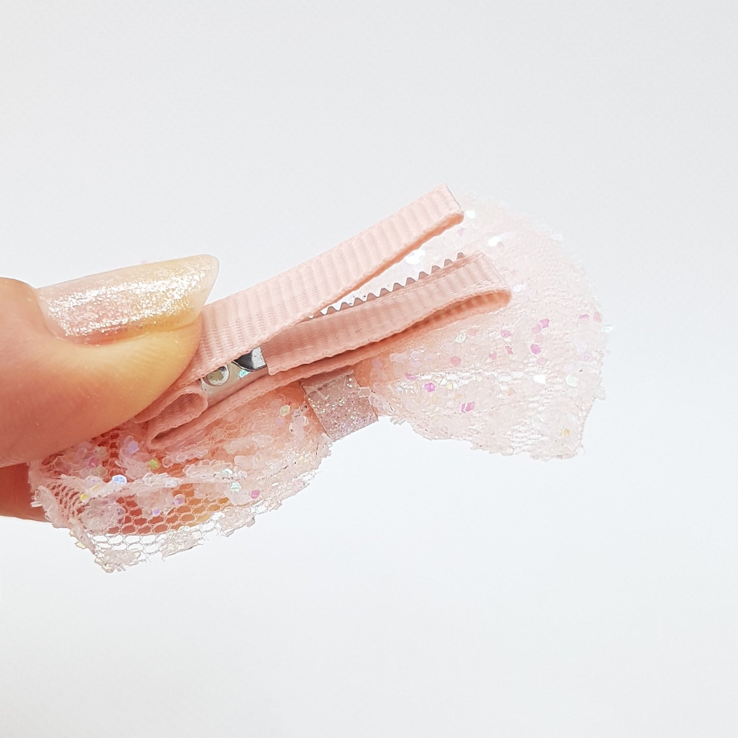 Molly & Rose - Hårklemmer 2 stk. - Sløjfe Glimmer