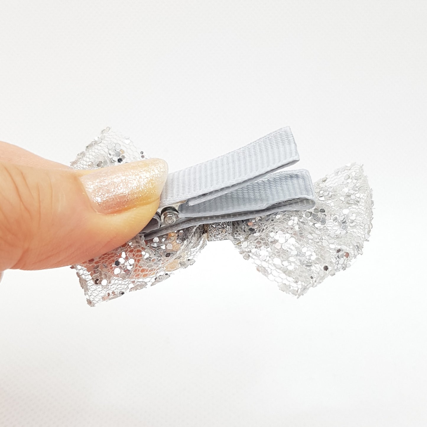 Molly & Rose - Hårklemmer 2 stk. - Sløjfe Glimmer