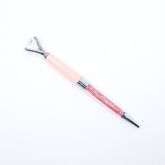 Kuglepen - Blush Diamant (sort blæk)