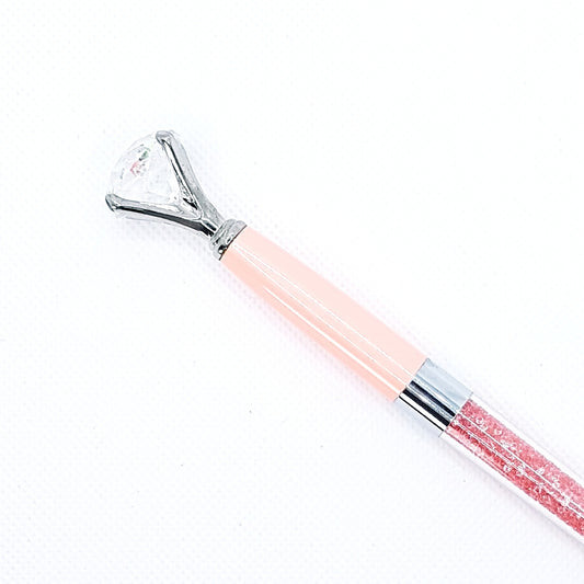 Kuglepen - Blush Diamant (sort blæk)