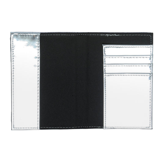 Passport Cover - Glitter Silver