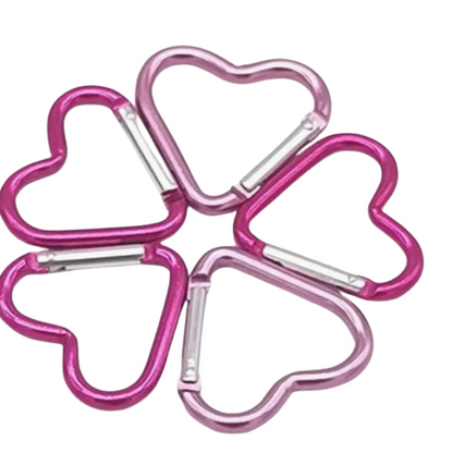 Carabiner Clip - Heart Shaped