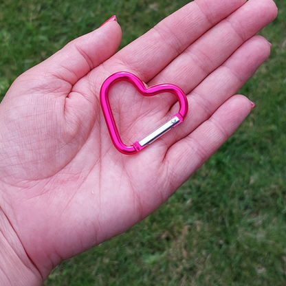 Carabiner Clip - Heart Shaped