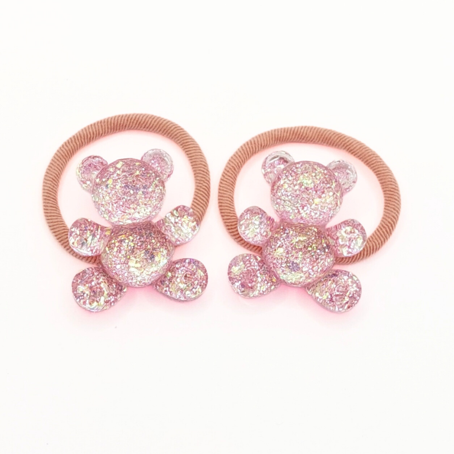 Hair elastics 2 pcs. - Sparkling Teddy Bears