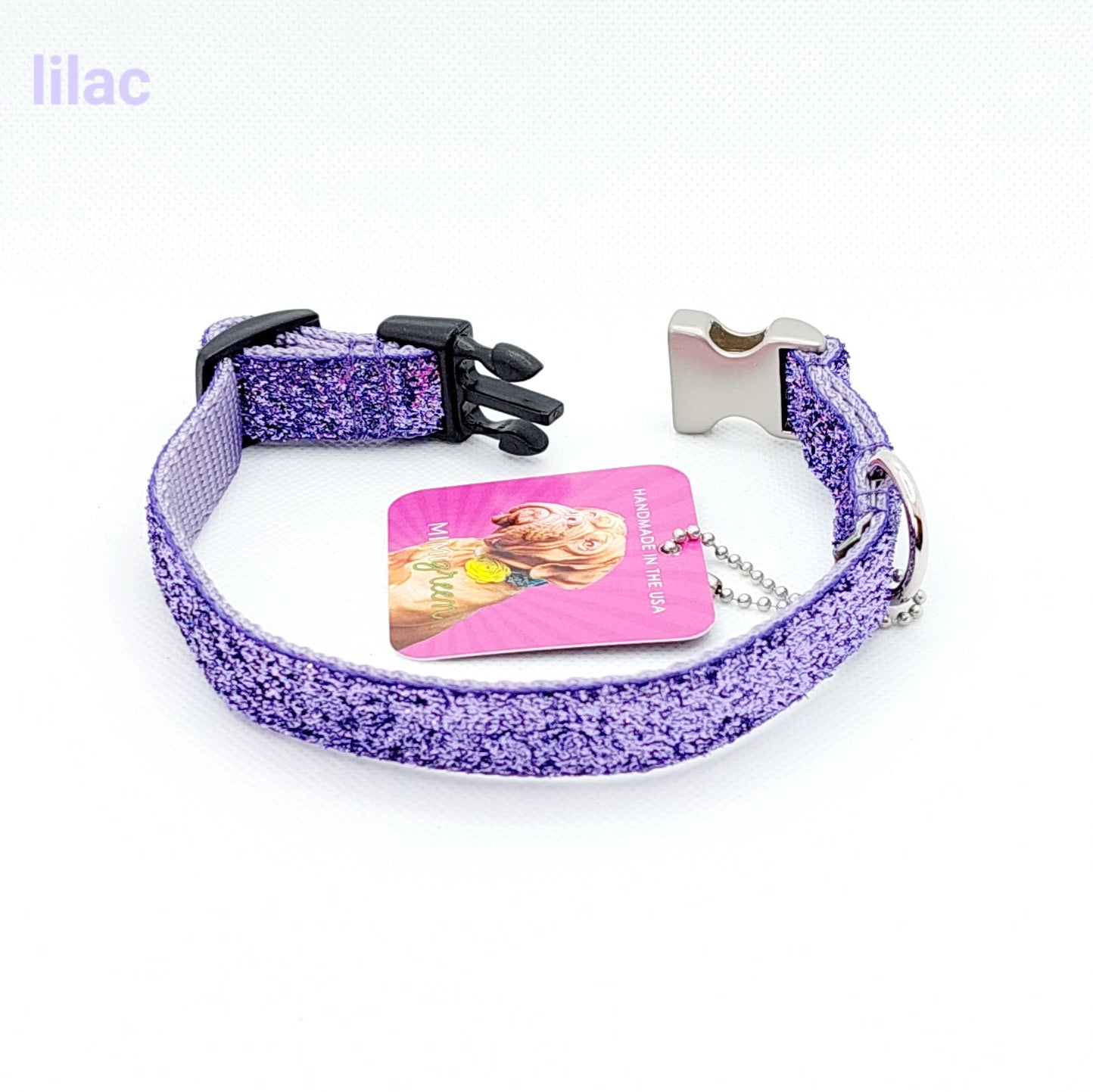 Collar - Dogs - Sparkly Mermaid Glitter (size SM)