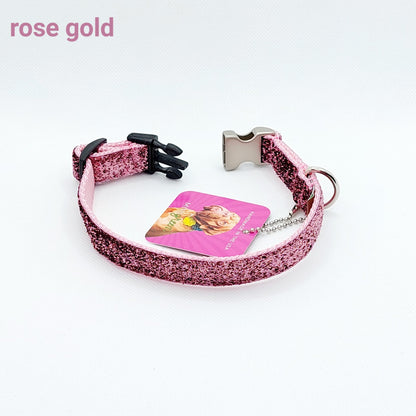 Collar - Dogs - Sparkly Mermaid Glitter (size SM)