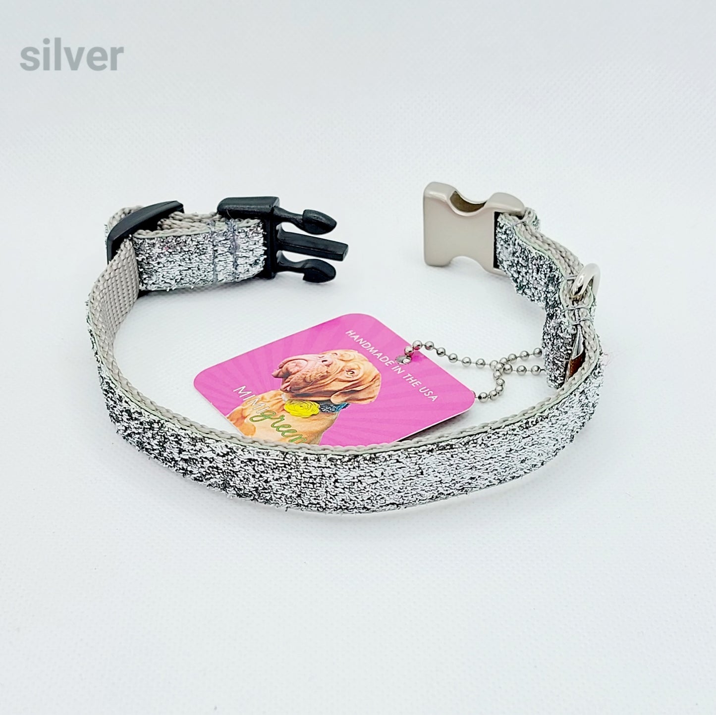 Collar - Dogs - Sparkly Mermaid Glitter (size SM)