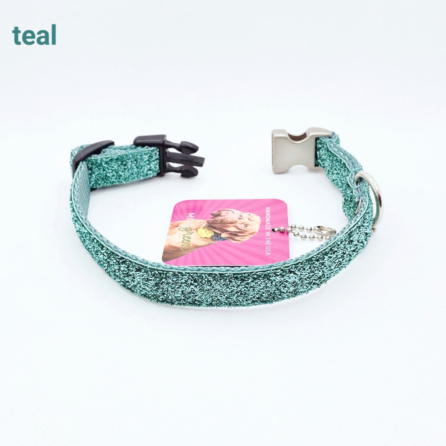 Collar - Dogs - Sparkly Mermaid Glitter (size SM)