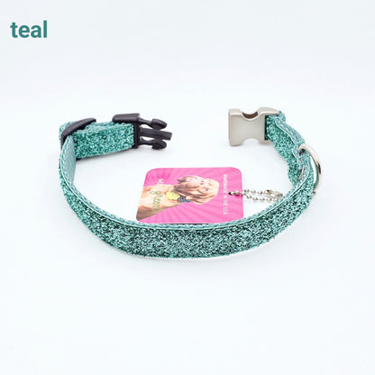 Collar - Dogs - Sparkly Mermaid Glitter (size SM)