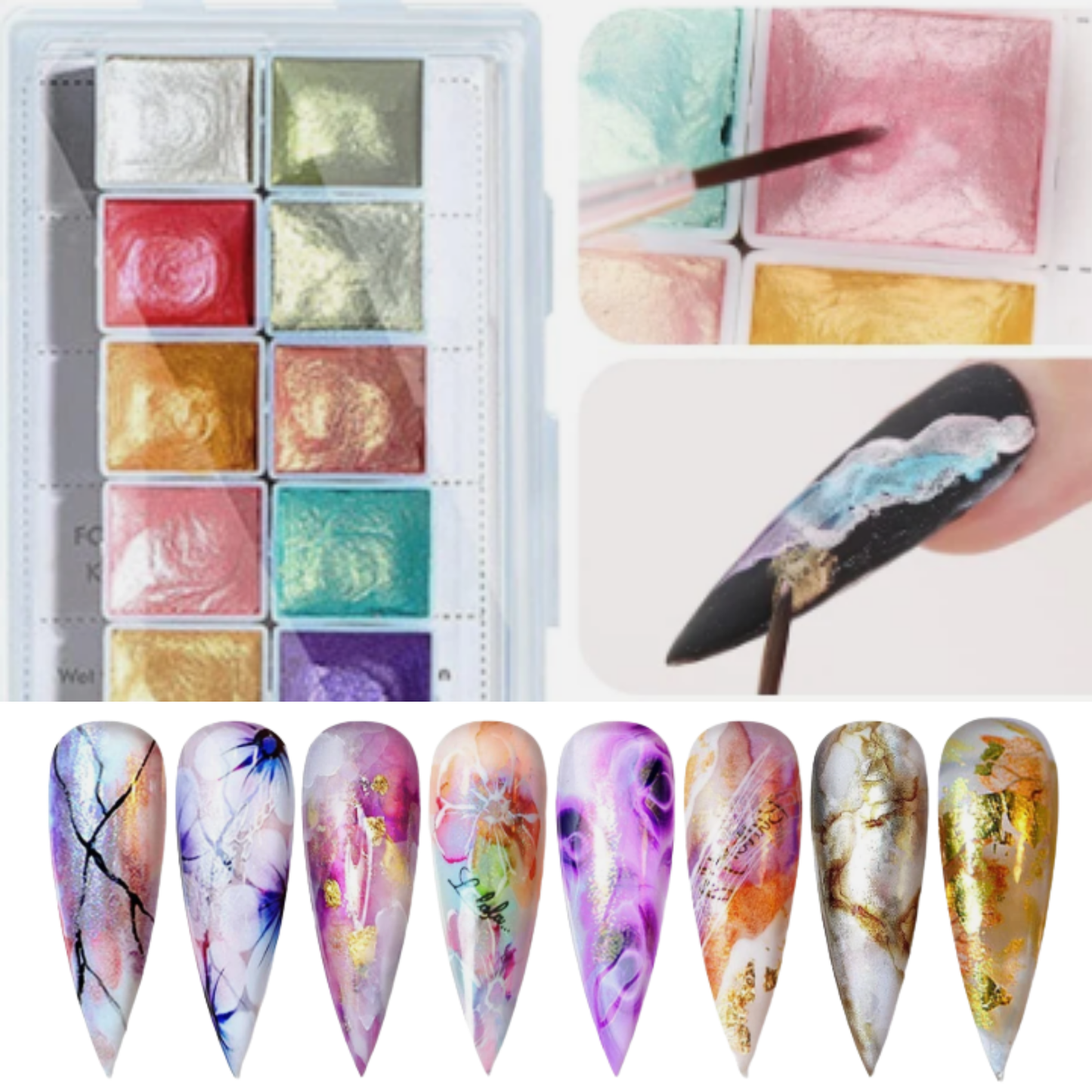Watercolor paints - Macaron - 6 colours
