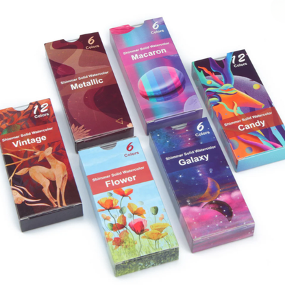 Watercolor paints - Macaron - 6 colours
