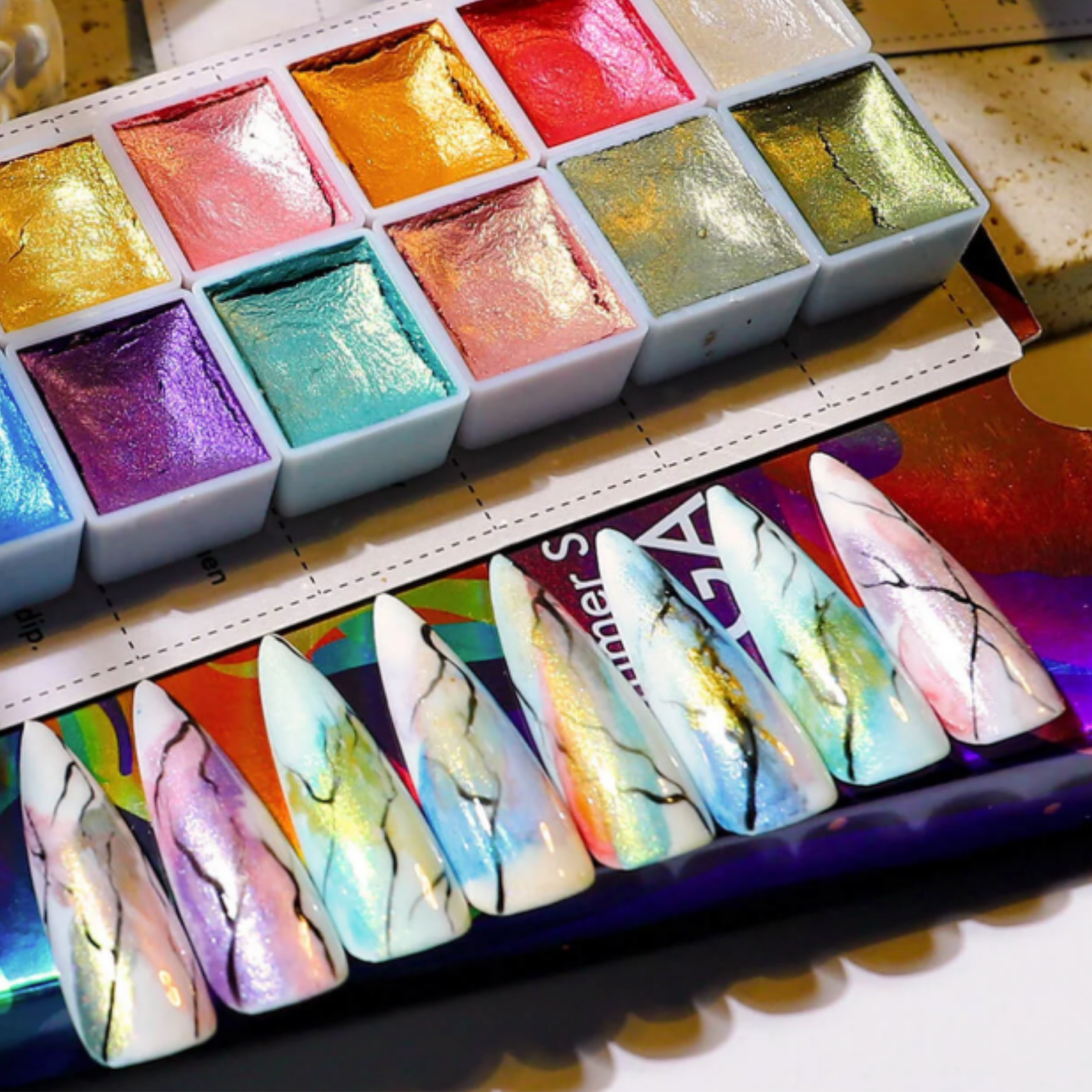 Watercolor paints - Macaron - 6 colours