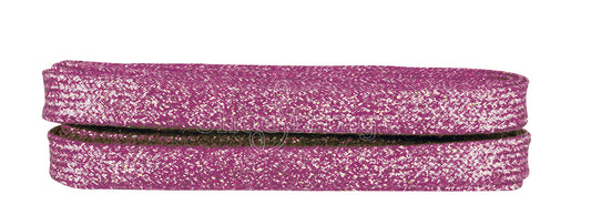 Snørebånd - Glitter Hot Pink - Flad - 120 cm