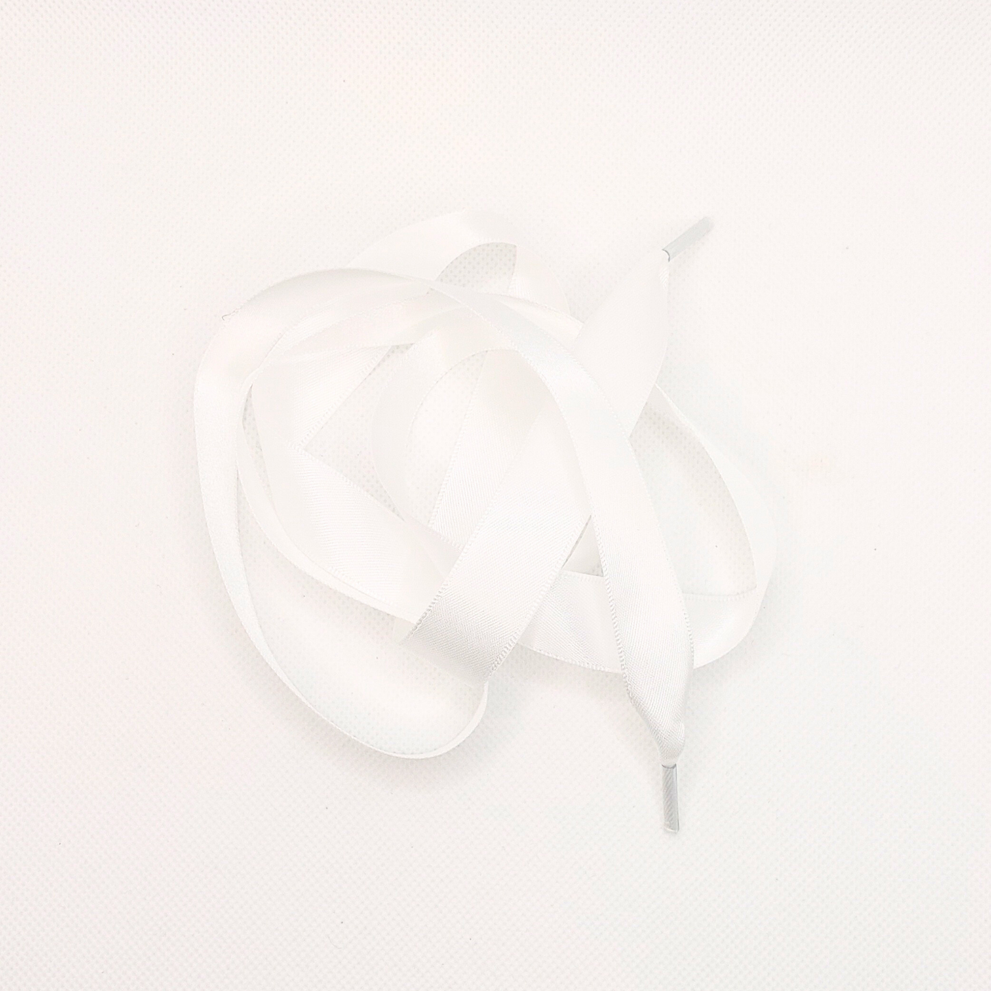 Shoelaces - Satin ribbon - White - 120 cm