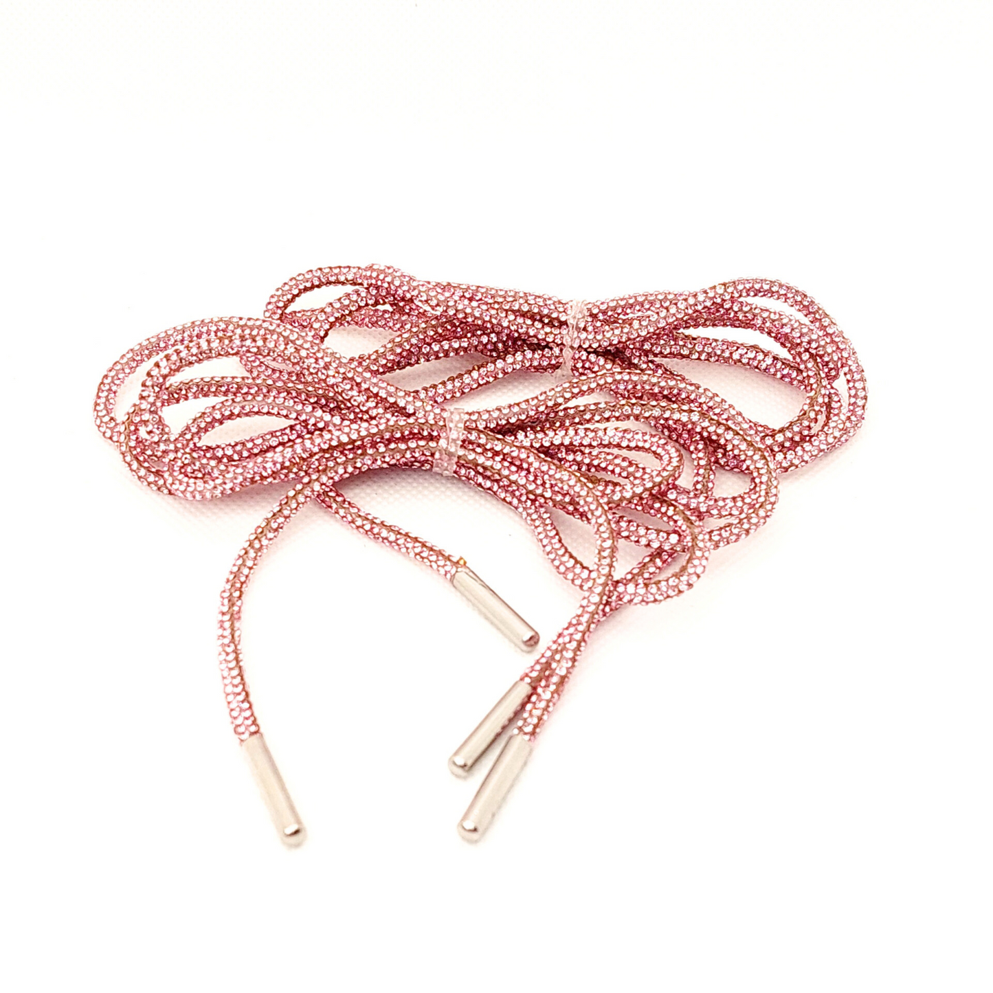 Shoelaces - Rhinestone Pink - Round - 120 cm