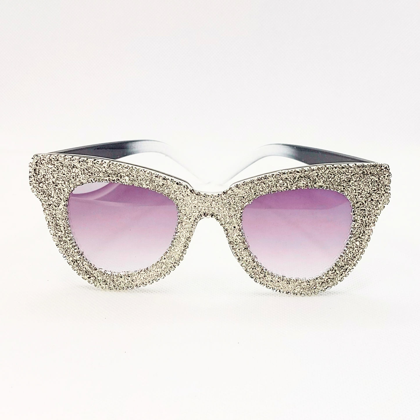 Sunglasses - Y2K-style Cat Eye with rhinestones (adult size)