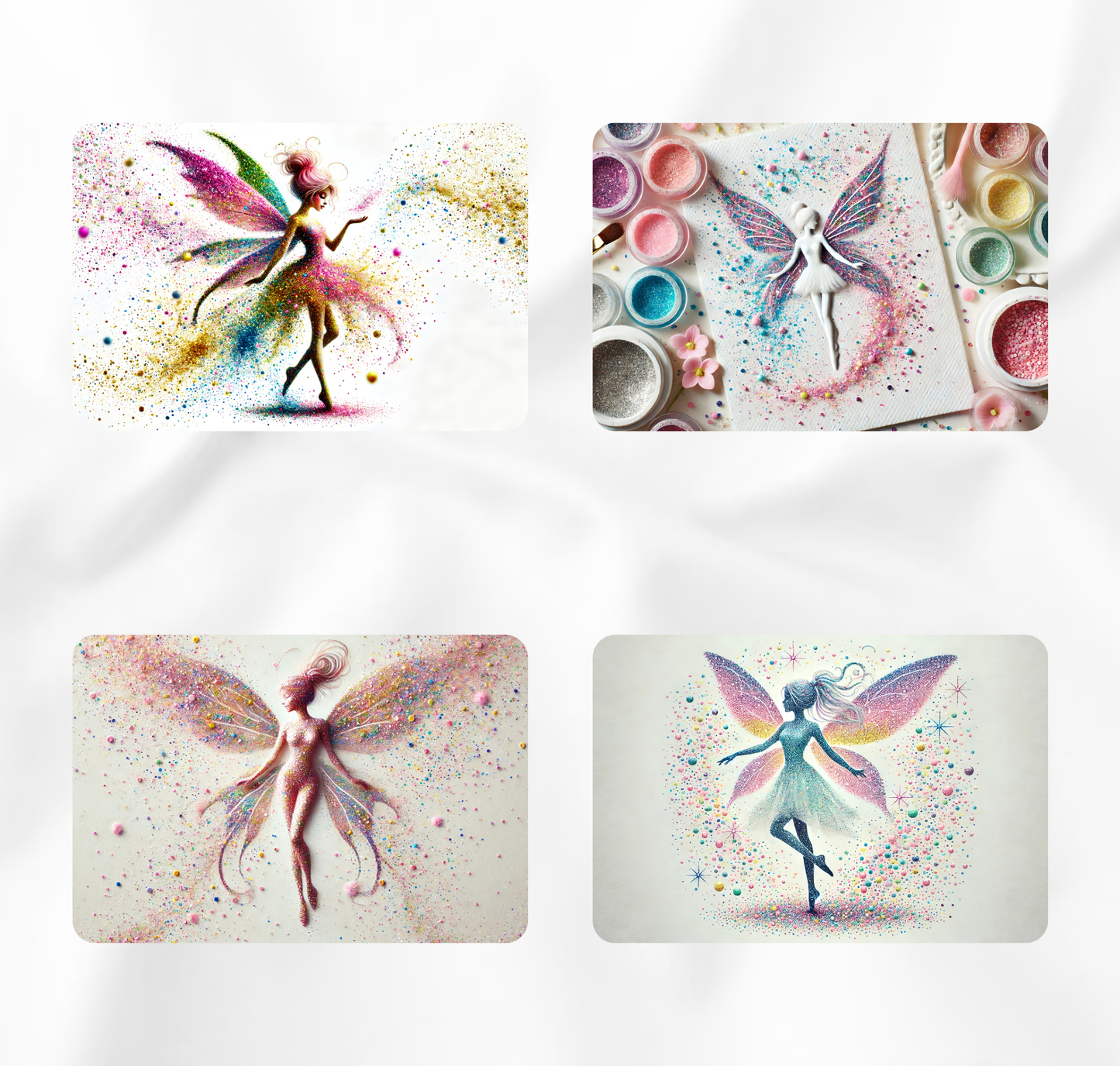 Clipart: 12 Sparkling Faeries III - Digital Image Bundle