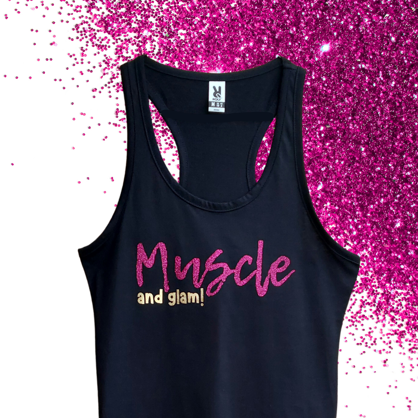 Medium - Tank Top - Muscle and glam!